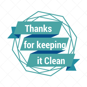 Thanks for keeping it Clean (1)